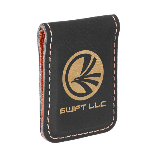 Leatherette Money Clip