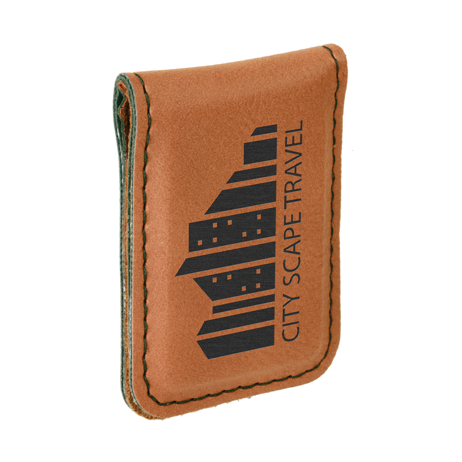 Leatherette Money Clip