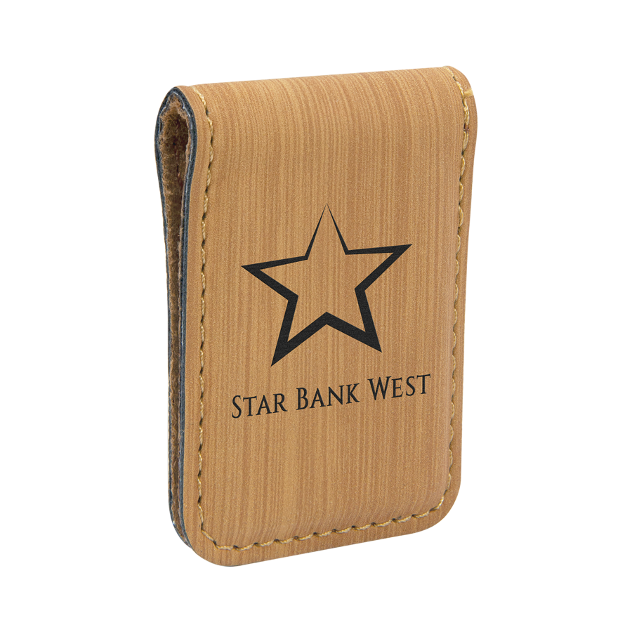 Leatherette Money Clip