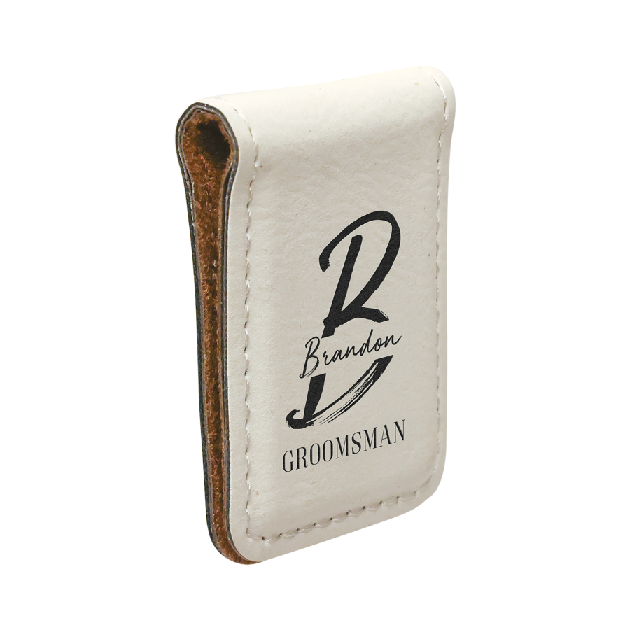 Leatherette Money Clip