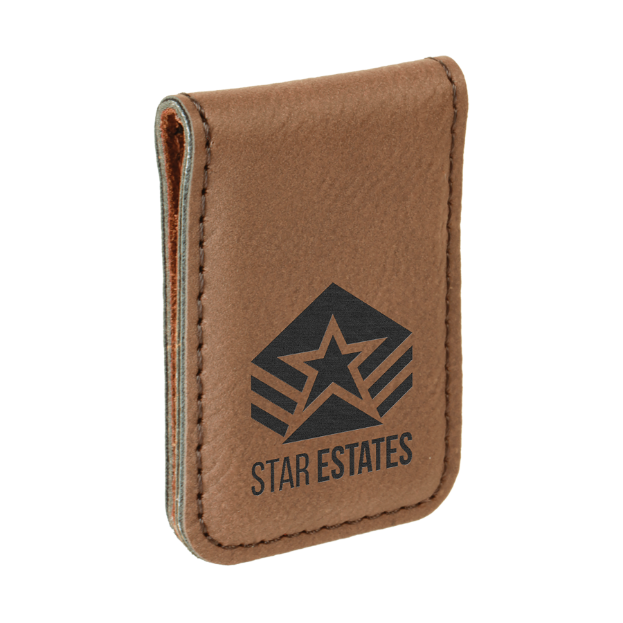 Leatherette Money Clip