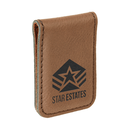 Leatherette Money Clip