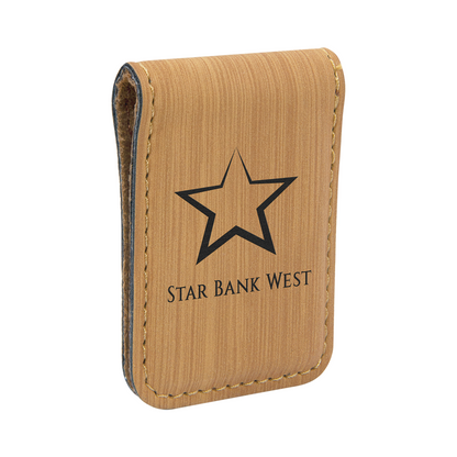 Leatherette Money Clip